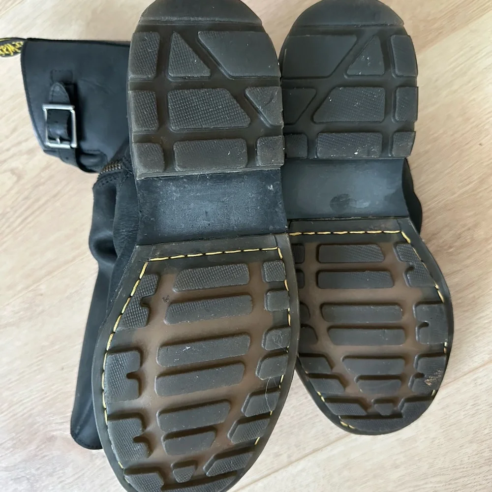 Dr. Martens Black Leather Boots - Picture 2 of 3